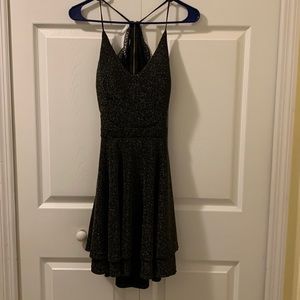 EUC- Papaya open back dress Sz M